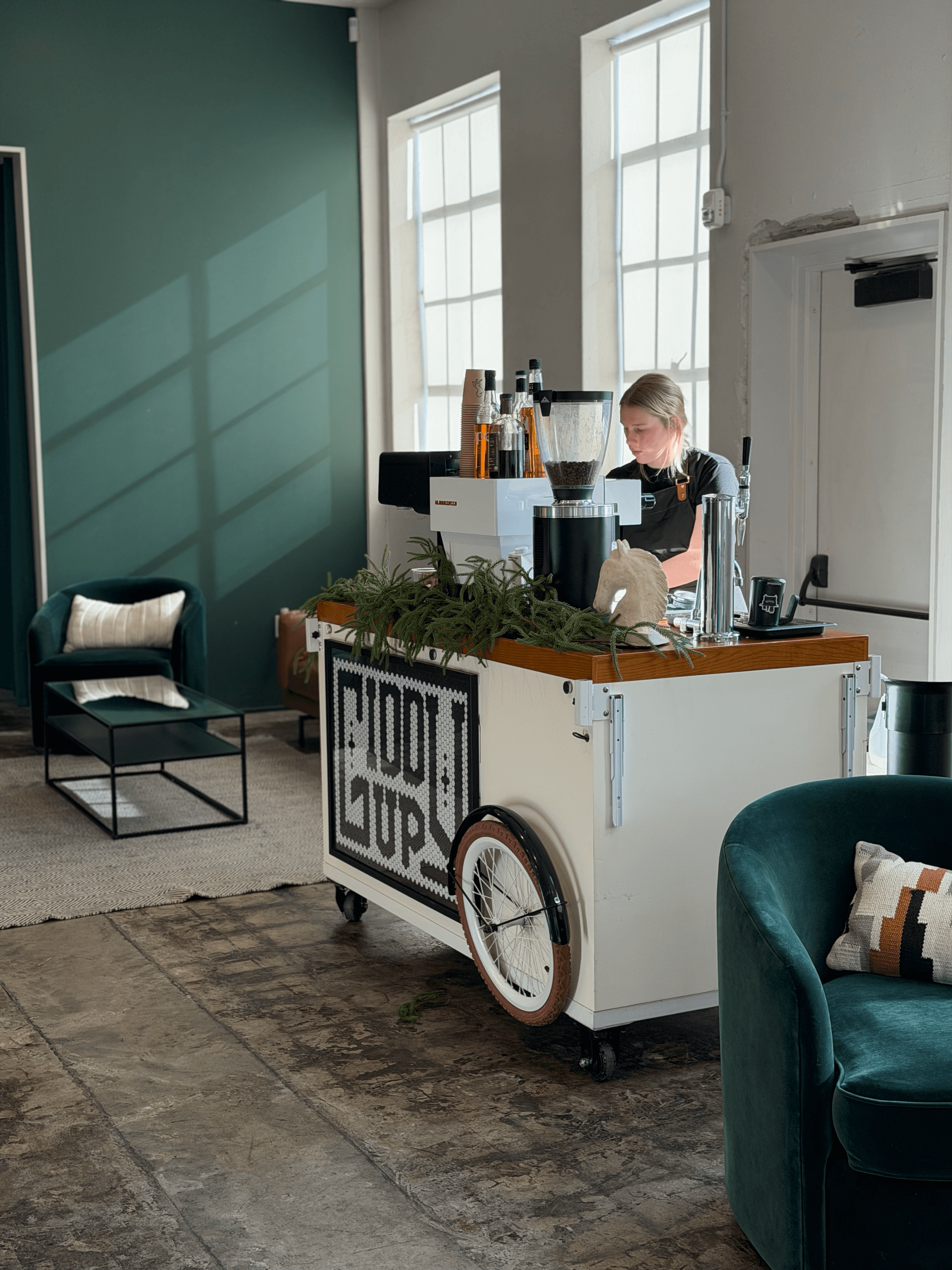 Giddy Up Mobile Coffee serving an event in Oklahoma