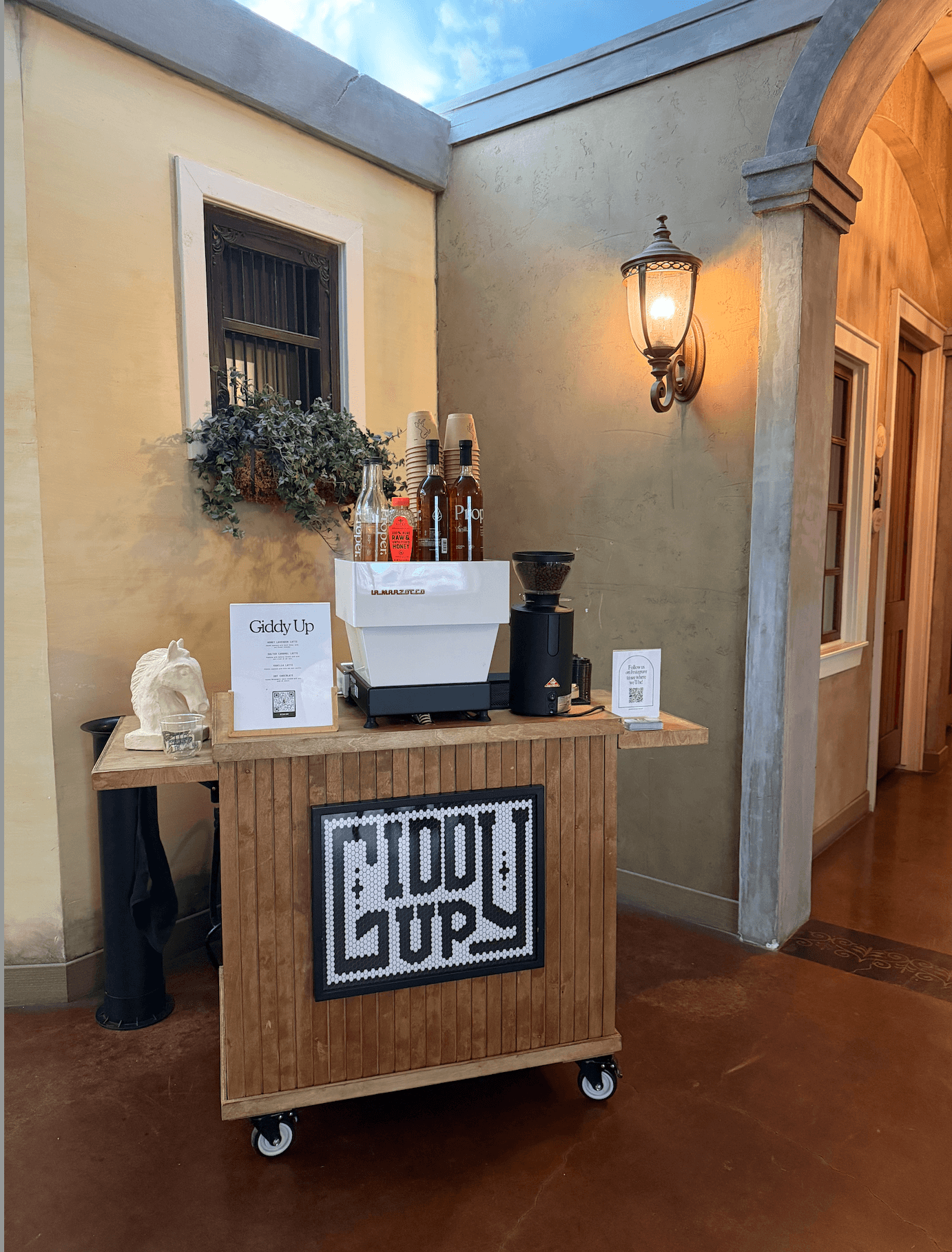 Giddy Up Mobile Coffee serving an event in Oklahoma