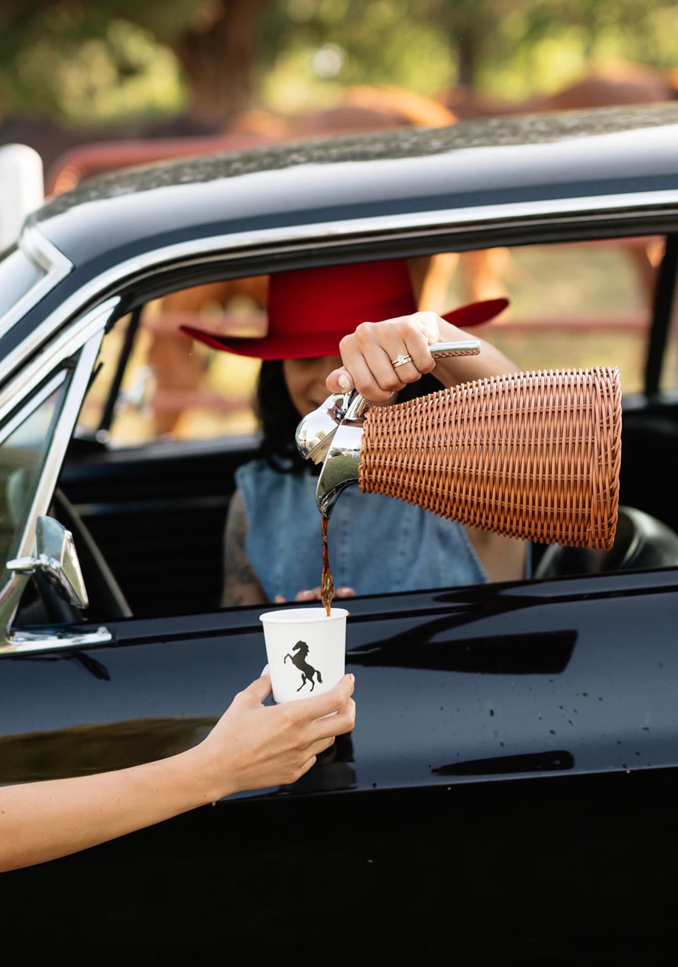 Giddy Up Mobile Coffee serving an event in Oklahoma